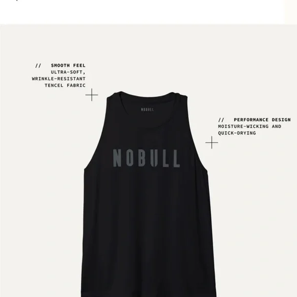 NOBULL Black High-Neck Tank Top - Picture 4 of 4